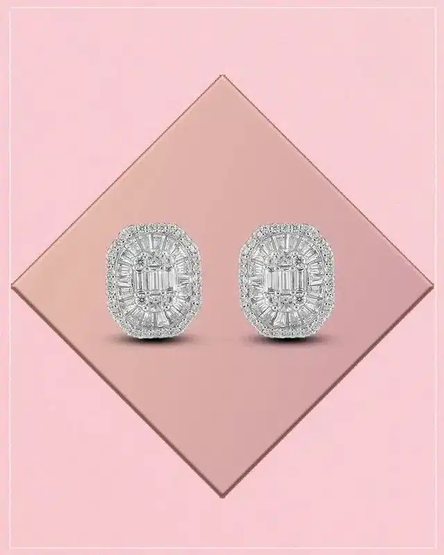 silver stud earrings